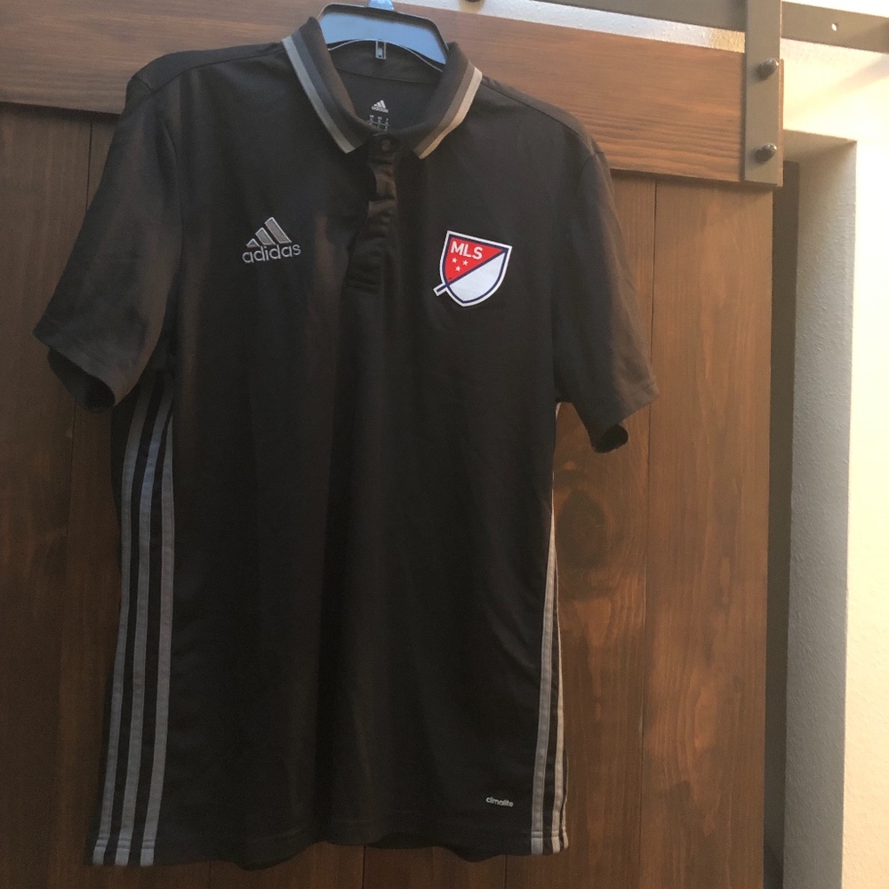 Adidas Climalite MLS performance tee - Black (Youth XL)
